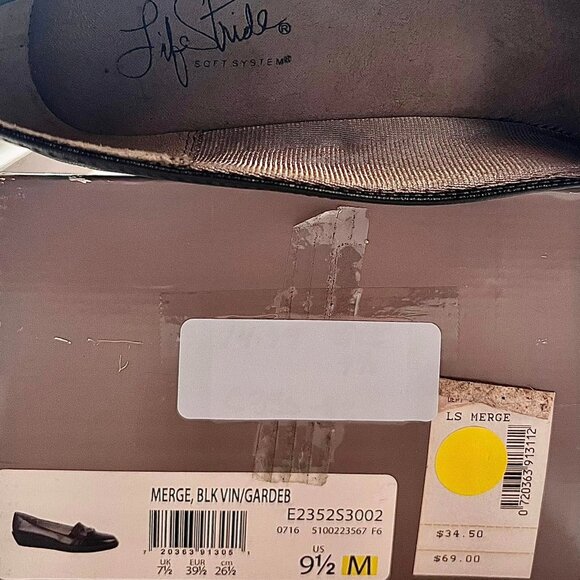 NIB Size 9.5 Medium Life Stride Soft System Black Loafer - Picture 8 of 10
